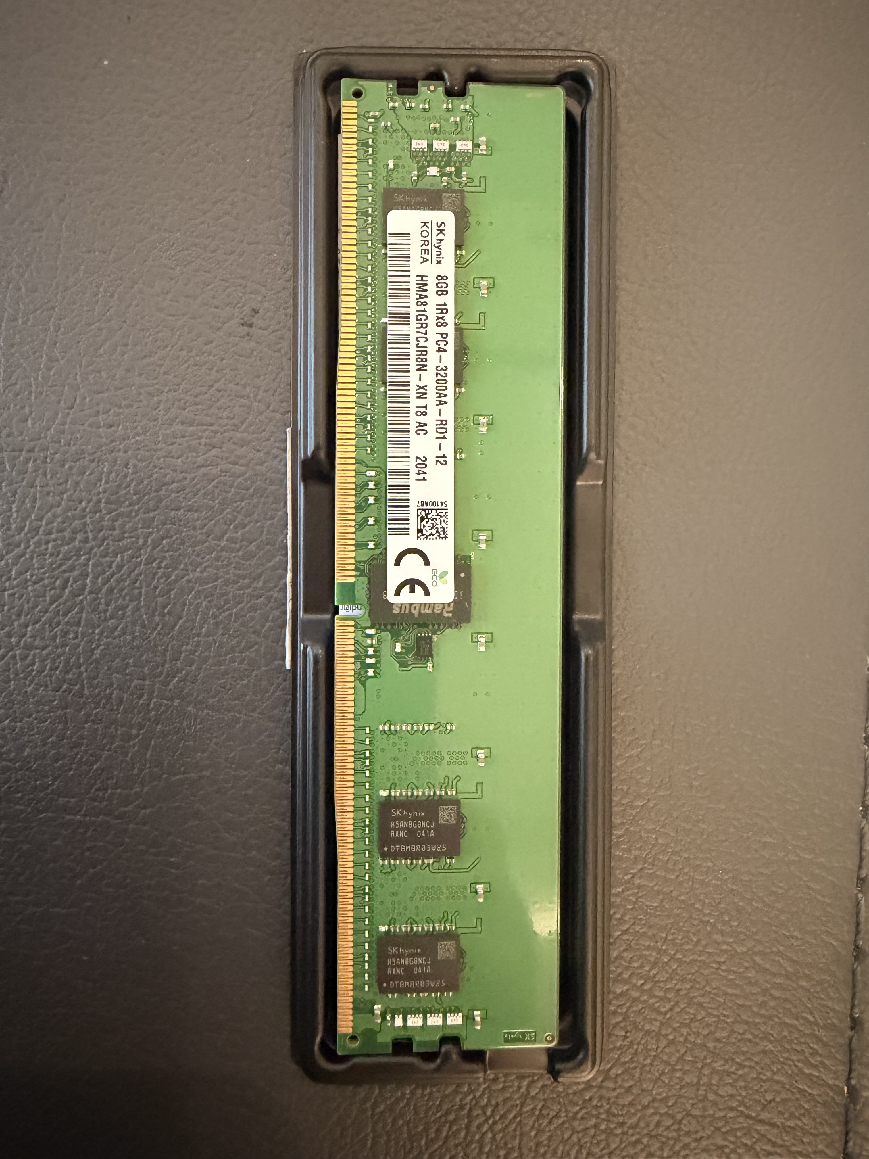 SK Hynix 8GB 1Rx8 DDR4 3200MHz ECC RDIMM Sunucu (Server) RAM